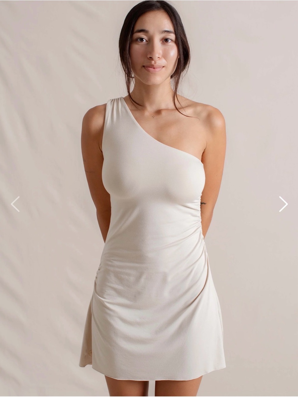 Indigo Luna x Hitomi Komorebi Muse Dress Pearl M/L Slow Fashion